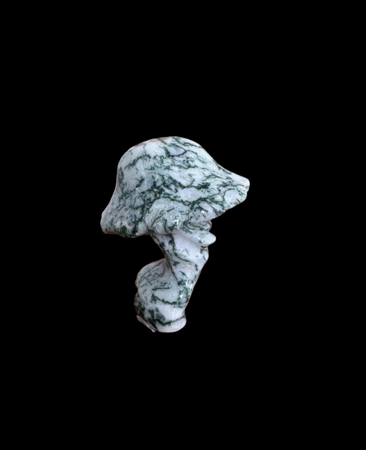 Small Moss Agate Lady Mushroom