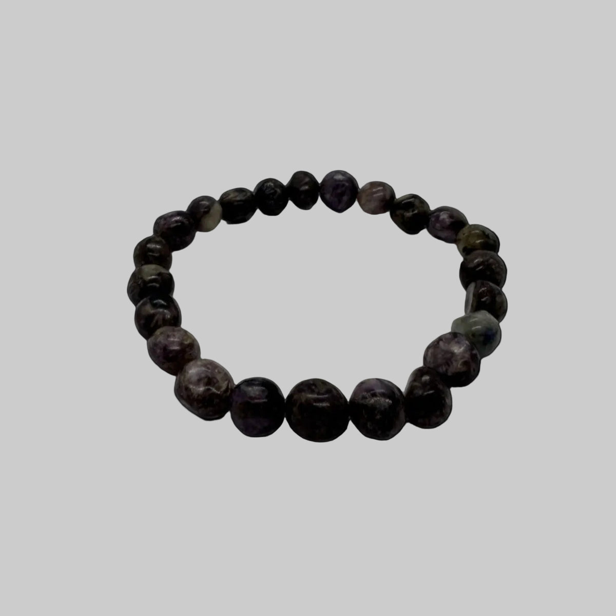 Charoite Nugget stretch bracelet