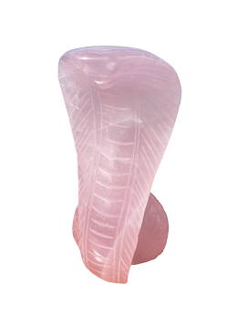 Large Rose Quartz Snake