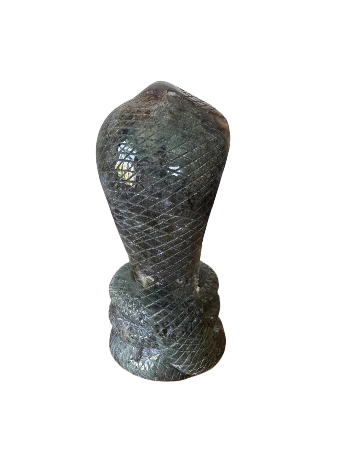 Large Moss Agate Cobra