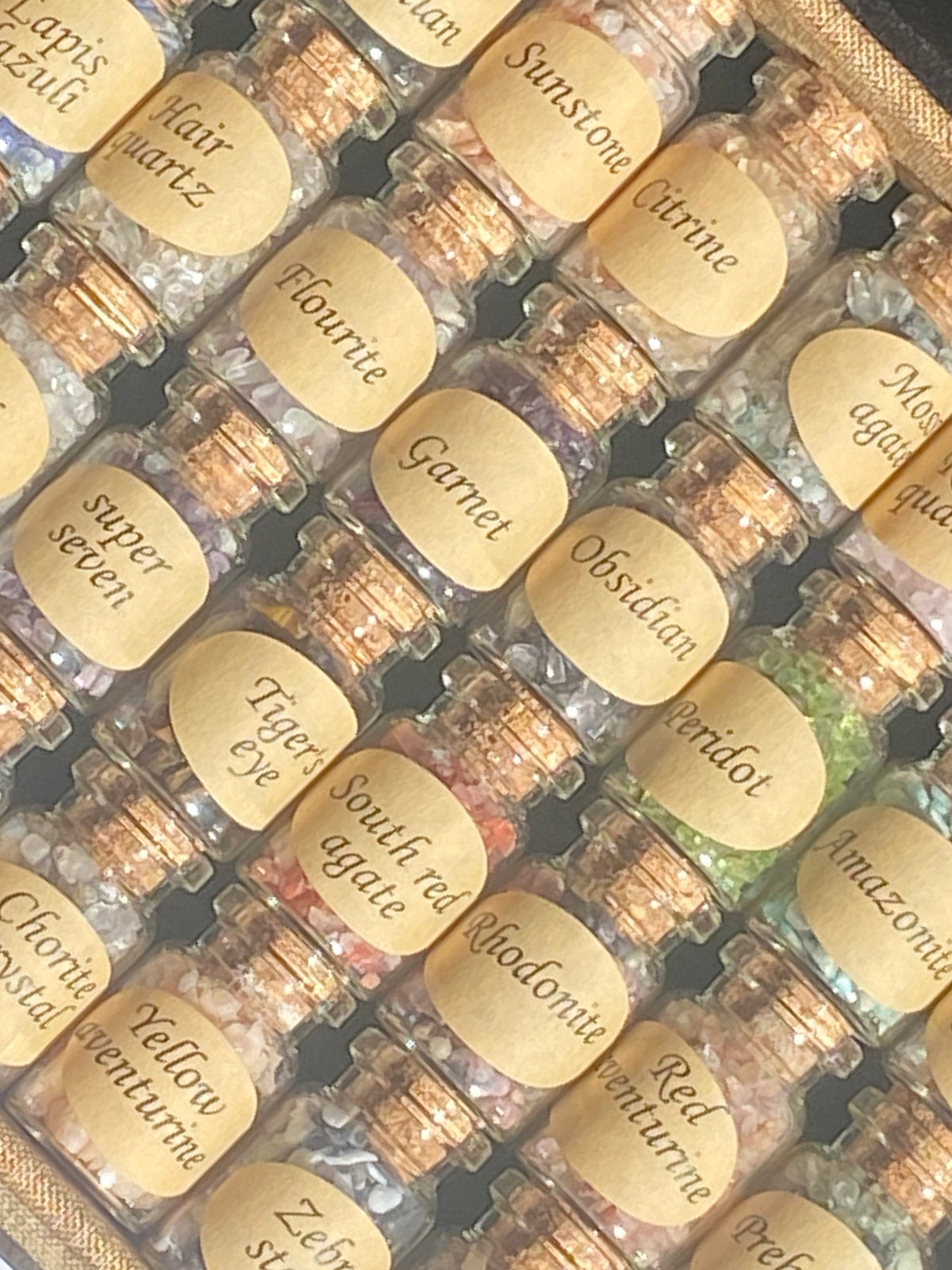 Mini Crystal Chip Bottle Sets