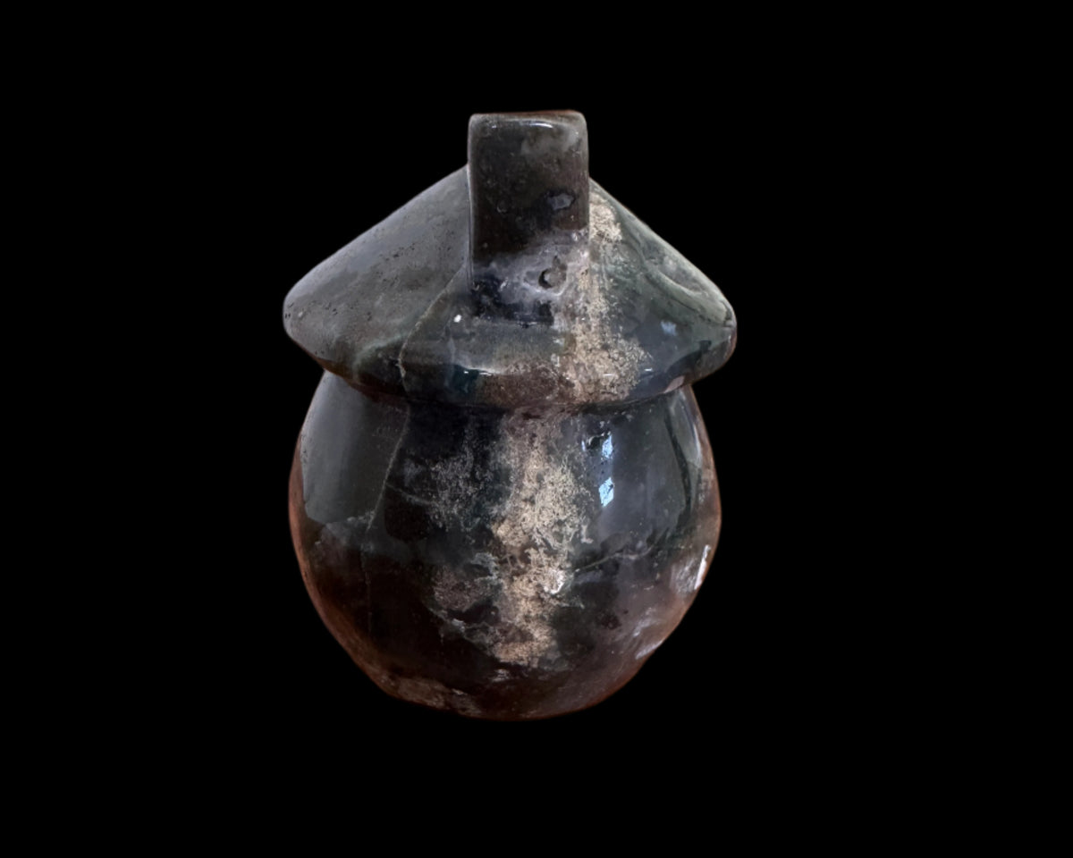 Moss Agate Mushroom House
