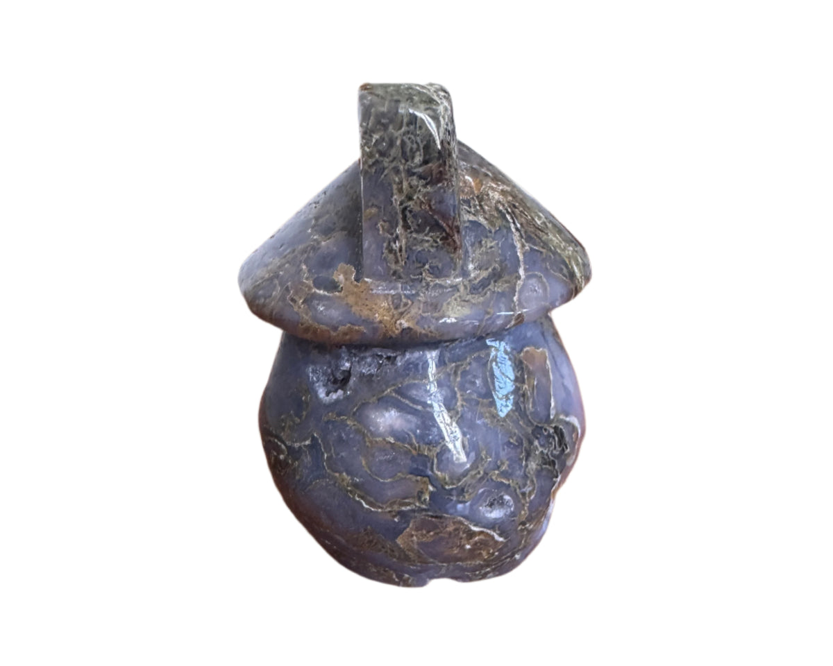 Moss Agate Mushroom House