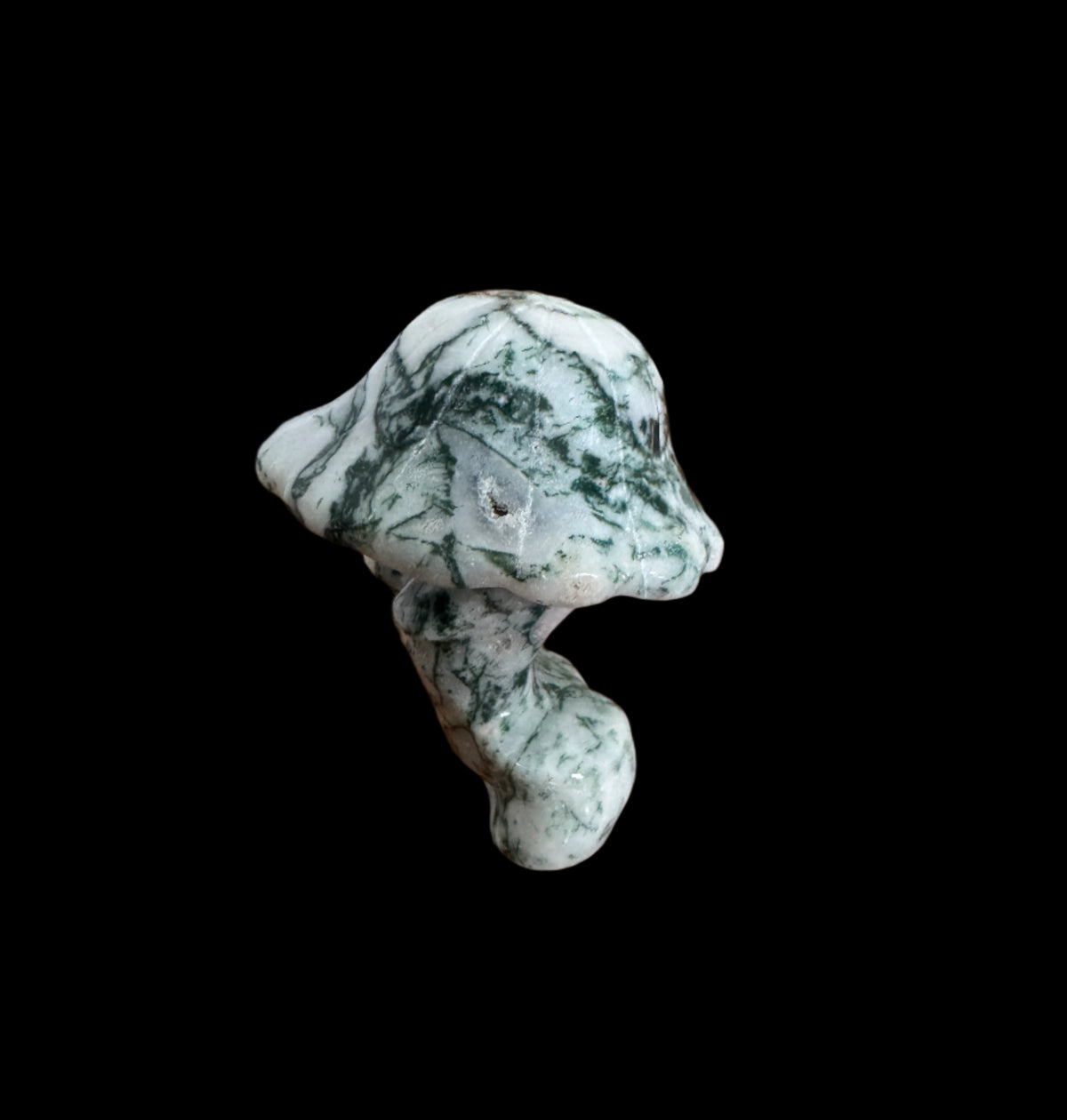 Small Moss Agate Lady Mushroom