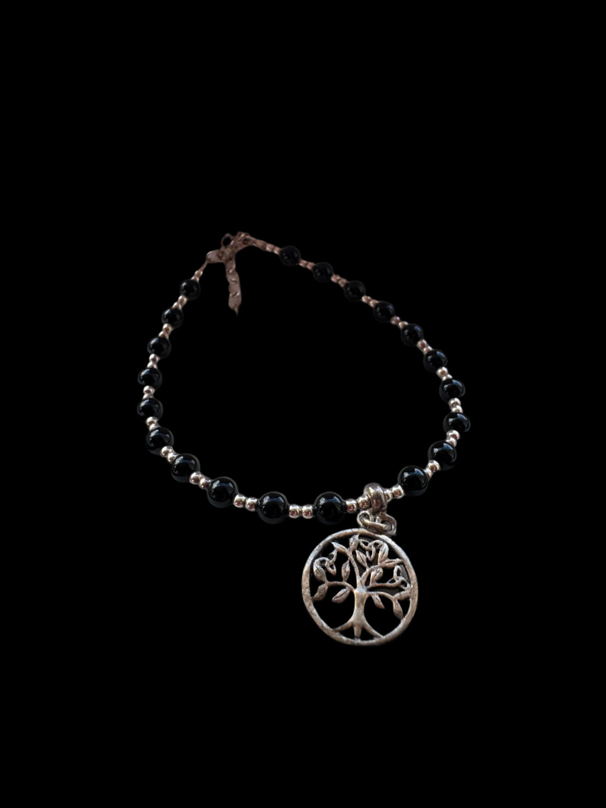 Sterling Silver and Crystal Tree of Life Bracelet