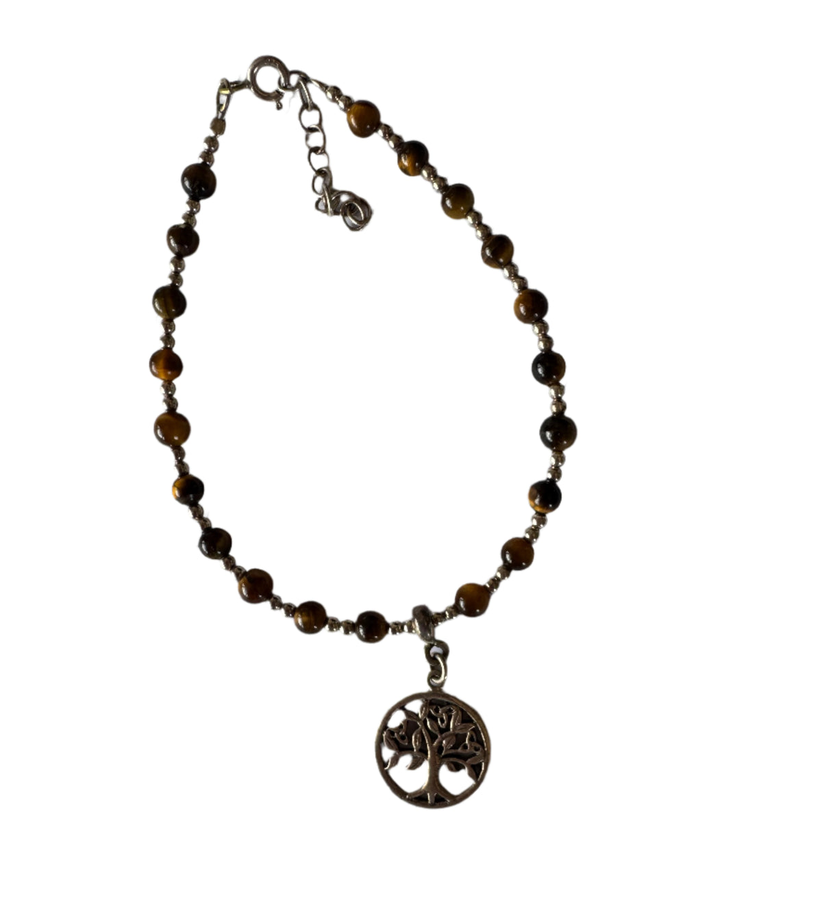 Sterling Silver and Crystal Tree of Life Bracelet