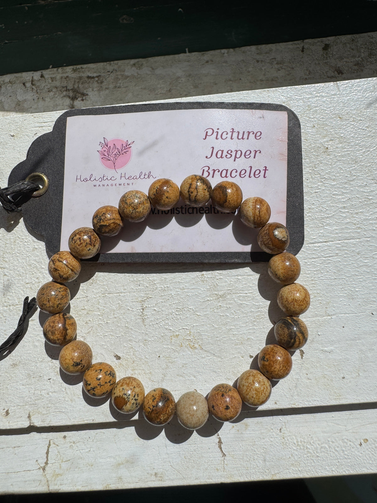 Crystal Bracelet - Picture Jasper